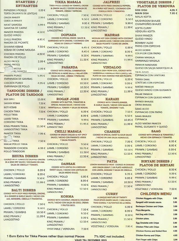 indian restaurant puerto del carmen takeaway lanzarote Best Indian Food Delivery Restaurants Puerto del Carmen Lanzarote - Best Dining Lanzarote Puerto del Carmen - Most Recommended Indian Puerto del Carmen Restaurants Lanzarote - Best Places to Eat Indian Food Lanzarote Puerto del Carmen
