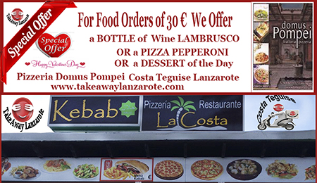 Pizza Delivery Costa Teguise Lanzarote